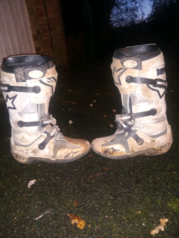 used motocross boots size 10